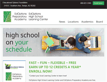 Tablet Screenshot of eohighschool.com